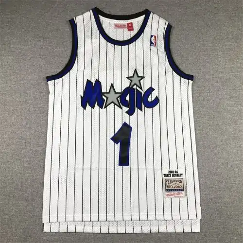 Magic No. 1 Tracy McGrady Retro White Strips