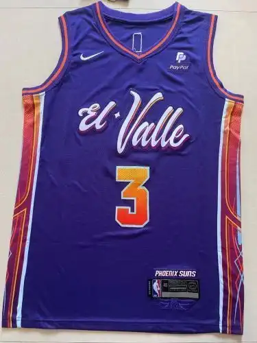 24 season Suns No. 3 Bradley Beal City Edition Purple