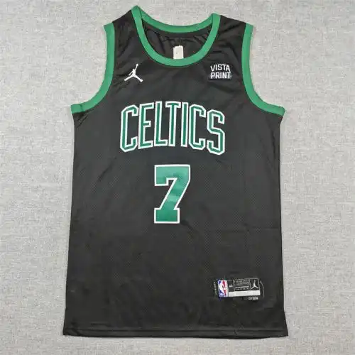 Celtics No. 7 Jaylen Brown Black