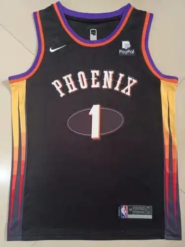 Suns No. 1 Devin Booker New Black