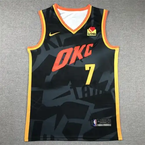 24th season Thunder No. 7 Chet Holmegren Black City Edition