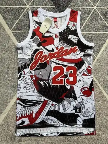 Bulls No. 23 Michael Jordan Chicago Retro Commemorative Edition Print