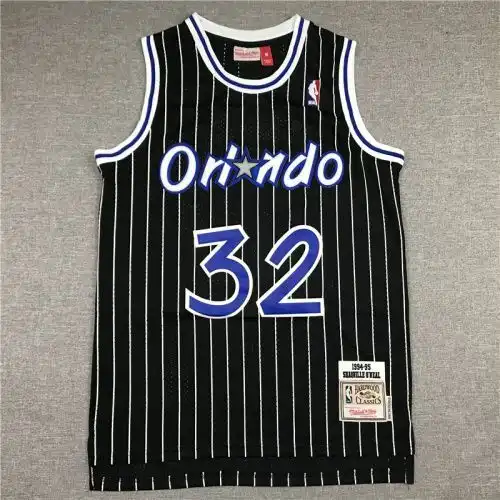 Magic No. 32 Shaquille O'Neal Retro Black Strip