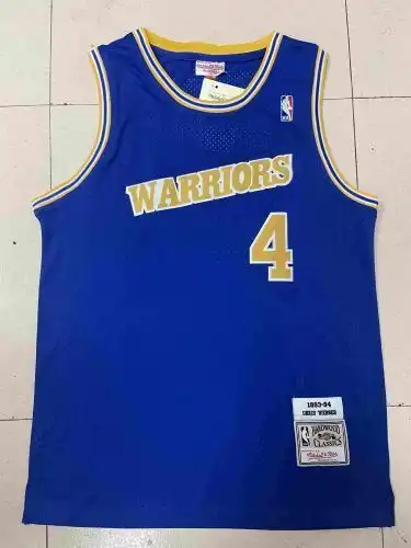 Warriors No. 4 Burt Webber Retro Blue