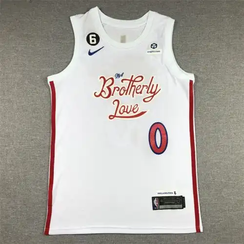 23 season 76ers No. 0 Tyris Maxi City version white