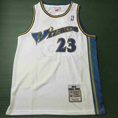 Wizards No. 23 Michael Jordan Retro White