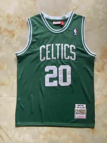 Celtics No. 20 Ray Allen Retro Green