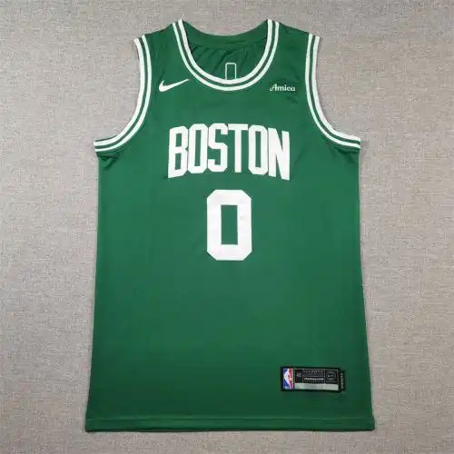 Celtics No. 0 Jason Tatum Green