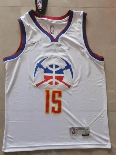 Nuggets No. 15 Nikola Jokic Reward Edition White