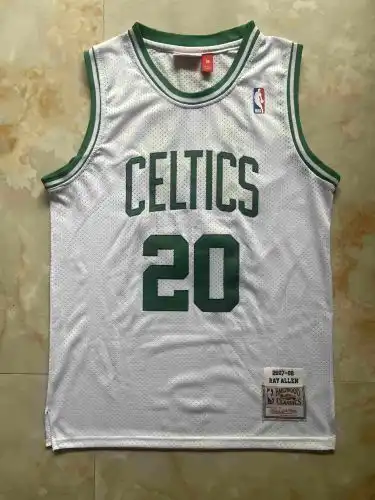 Celtics No. 20 Ray Allen Retro White