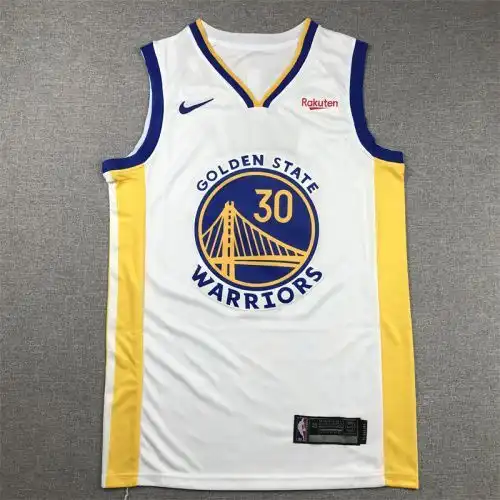 Warriors No. 30 Stephen Curry White