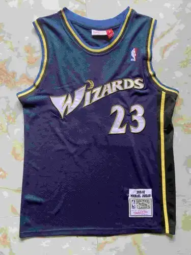 Wizards No. 23 Michael Jordan Retro Dark Blue