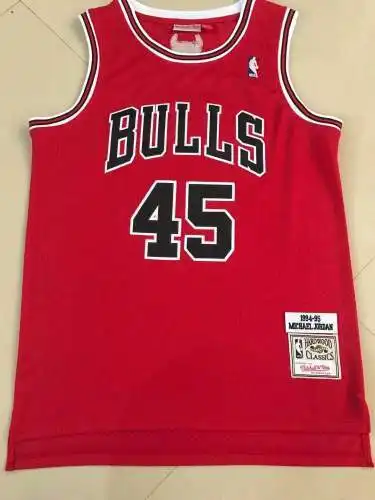 Bulls No. 45 Michael Jordan Retro Red