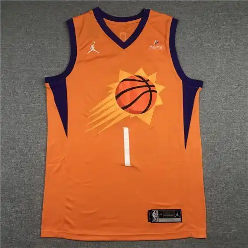 Suns No. 1 Devin Booker Orange