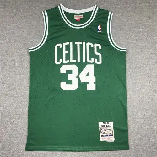Celtics No. 34 Paul Pierce Retro Green