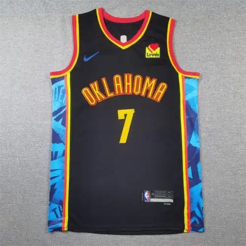 25th season Thunder No. 7 Chet Holmegren Black City Edition