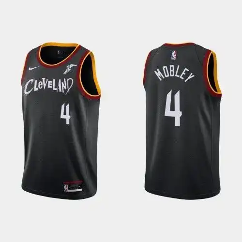 21 season Cavaliers No. 4 Evan Mobley Black