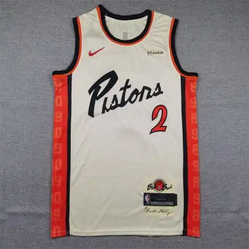 25th Game Pistons No. 2 Cade Cunningham City Edition Bee