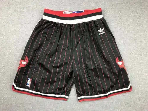 Bulls Black and Red Strips Mesh Pants
