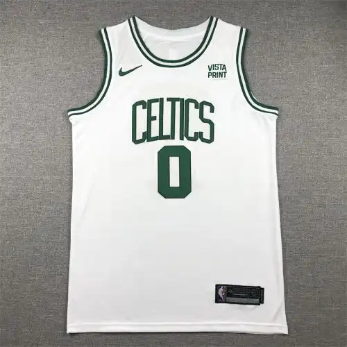 Celtics No. 0 Jason Tatum White
