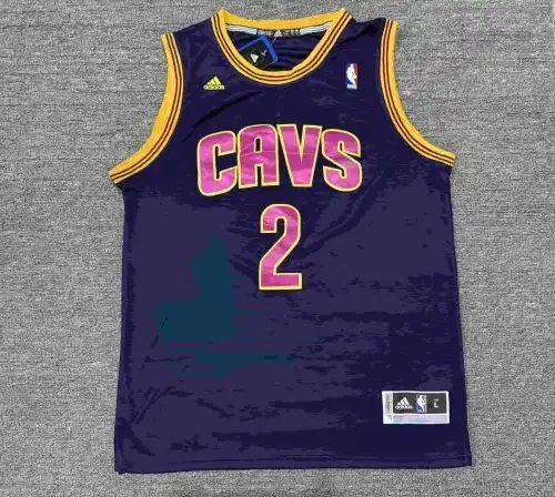 Cavaliers No. 2 Kyrie Irving Adidas version of Deep Blue