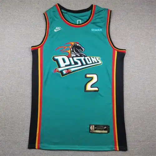 Pistons No. 2 Cade Cunningham Classic Green