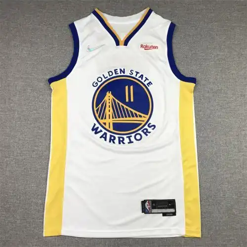 Warriors No. 11 Klay Thompson Anniversary White