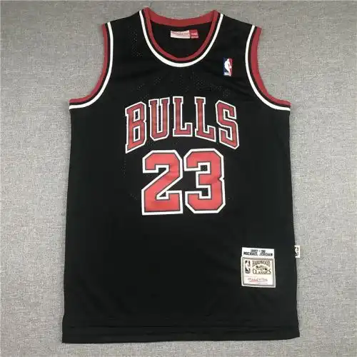 Bulls No. 23 Michael Jordan Retro Black