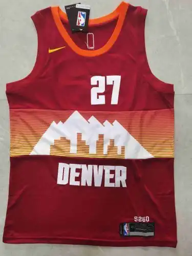 21 season Nuggets No. 27 Jamal Murray City version red