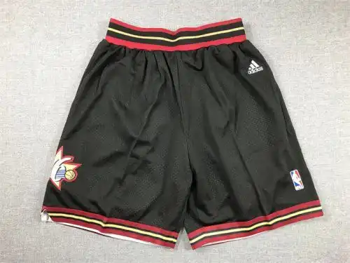 76ers black mesh ball pants