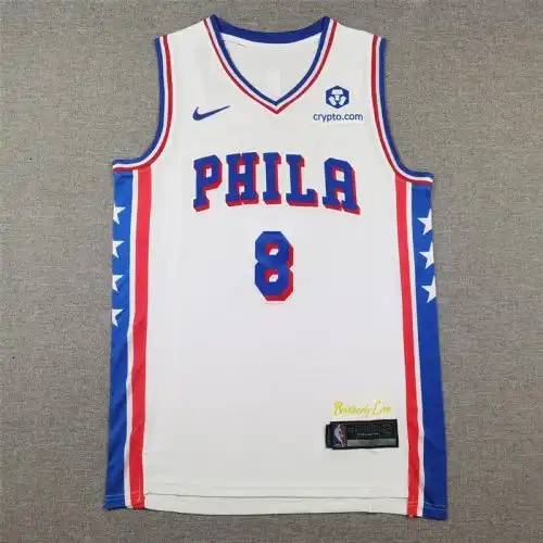76ers No. 8 Paul George White
