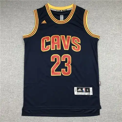 Cavaliers No. 23 LeBron James Adidas version of Deep Blue