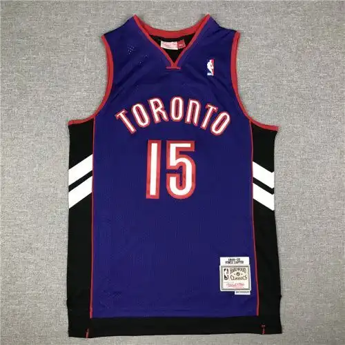 Raptors No. 15 Vince Carter Retro Purple Black