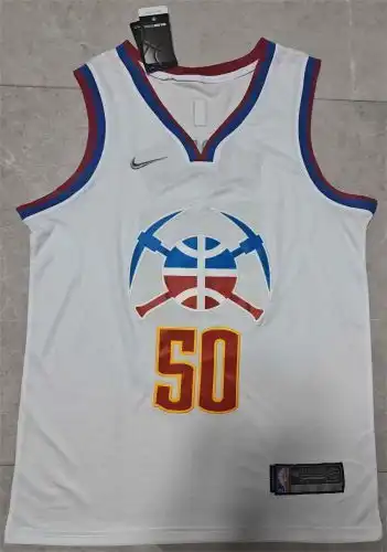 Nuggets No. 50 Aaron Gordon Award Edition White