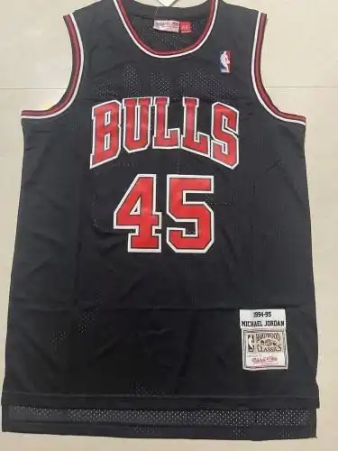 Bulls No. 45 Michael Jordan Retro Black