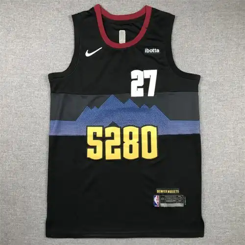24 season Nuggets No. 27 Jamal Murray City version black