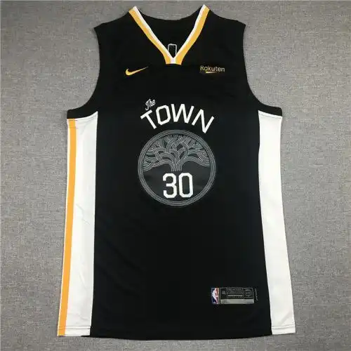 Warriors No. 30 Stephen Curry Black