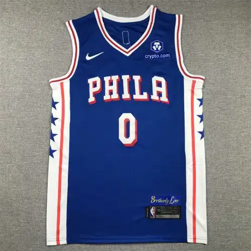 76ers No. 0 Tyris Maxi Blue