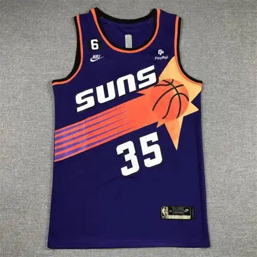 Suns No. 35 Kevin Durant Classic Purple