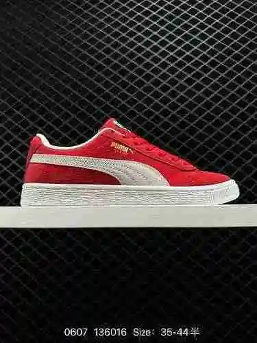 8 Puma/PUMA Zapatos de tabla casuales Puma Breaker Suede Gum de felpa invertida Puma 352634-5 Tamaño