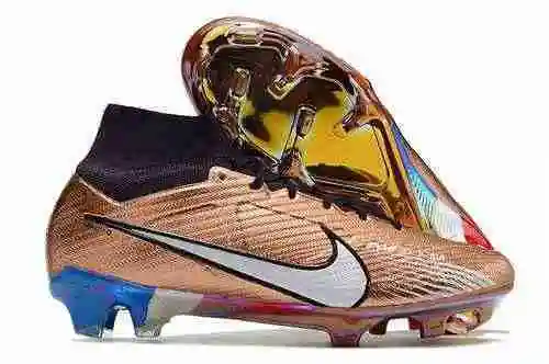 Llegada) Nike Assassin XV High Top Incorporado Full Air Cushion Tejido impermeable FG Bota de fútbol