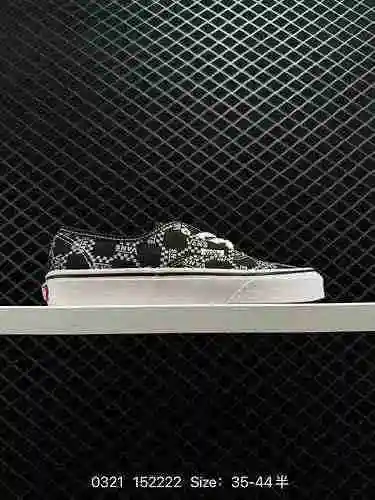 Populares VANS Authentic Classic Old Flower Deep Regular Zapatos deportivos informales de lona con c