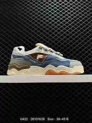 4 FILA FILA FILA Pareja Nuevas zapatillas de deporte versátiles vintage Número de producto: T2W322FC
