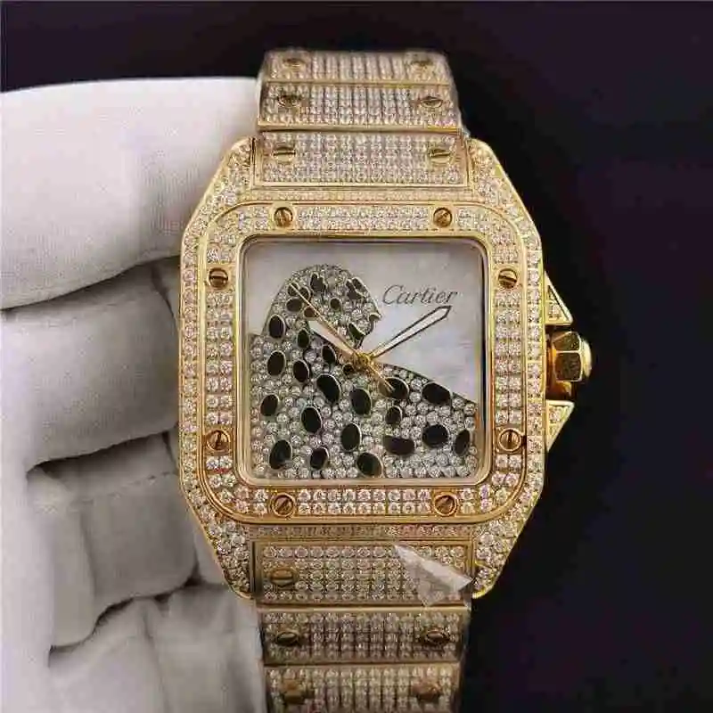 高级满天星腕表CARTIER卡地亚山度士系列 直径51mmX41.3mm (101).webp