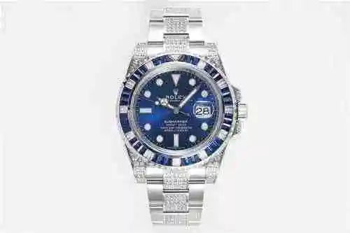 Rolex SUB Submarino Trasero Diamante Personalizado 40mm