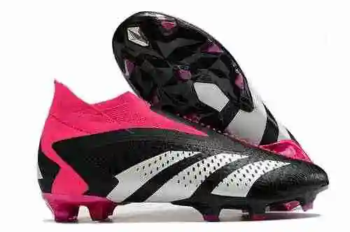 Arrival) Adidas Falcon Precision Full Knit Lace free High top FG Football boot PREDATOR ACCURACY+FG 