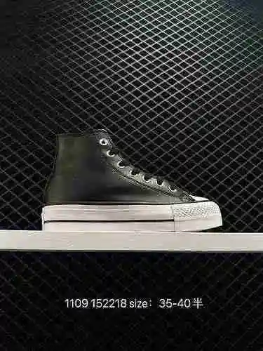 9 CONVERSE Zapatos de lona con suela gruesa y caña alta Converse Counter Quality All Star Lift Fashi