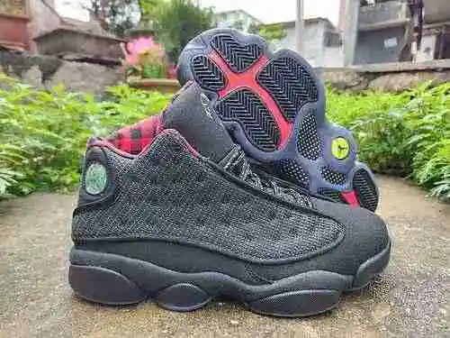 Jordan Dan 13th Generation New Black Red Reflective Men's Shoe 40-47