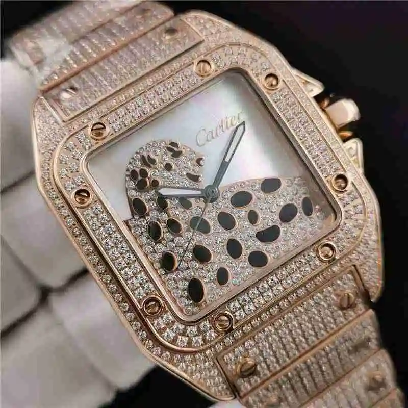高级满天星腕表CARTIER卡地亚山度士系列 直径51mmX41.3mm (67).webp