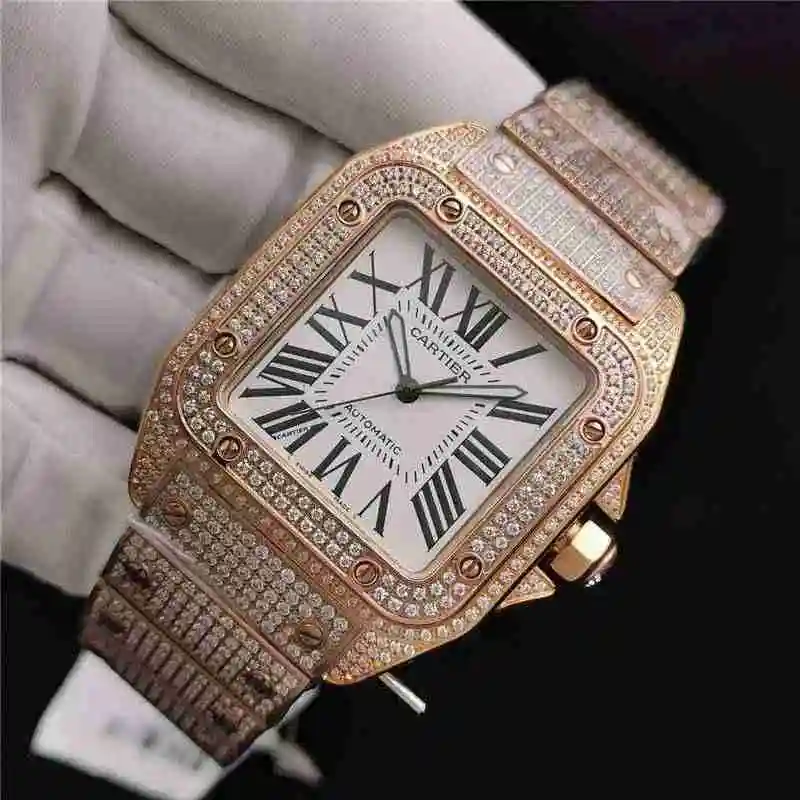 高级满天星腕表CARTIER卡地亚山度士系列 直径51mmX41.3mm (48).webp